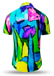 Buntes Sommerhemd Herren FIORE ASTRATTA von GERMENS