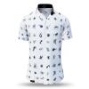Summer button shirt FLUGZAUBER BLANC - GERMENS