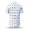 Summer button shirt FLUGZAUBER BLANC - GERMENS