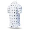 Summer button shirt FLUGZAUBER BLANC - GERMENS