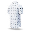 Summer button shirt FLUGZAUBER BLANC - GERMENS