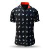 Summer button shirt FLUGZAUBER NOIR - GERMENS