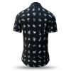 Summer button shirt FLUGZAUBER NOIR - GERMENS