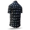 Summer button shirt FLUGZAUBER NOIR - GERMENS