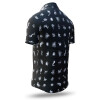 Summer button shirt FLUGZAUBER NOIR - GERMENS
