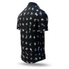 Summer button shirt FLUGZAUBER NOIR - GERMENS