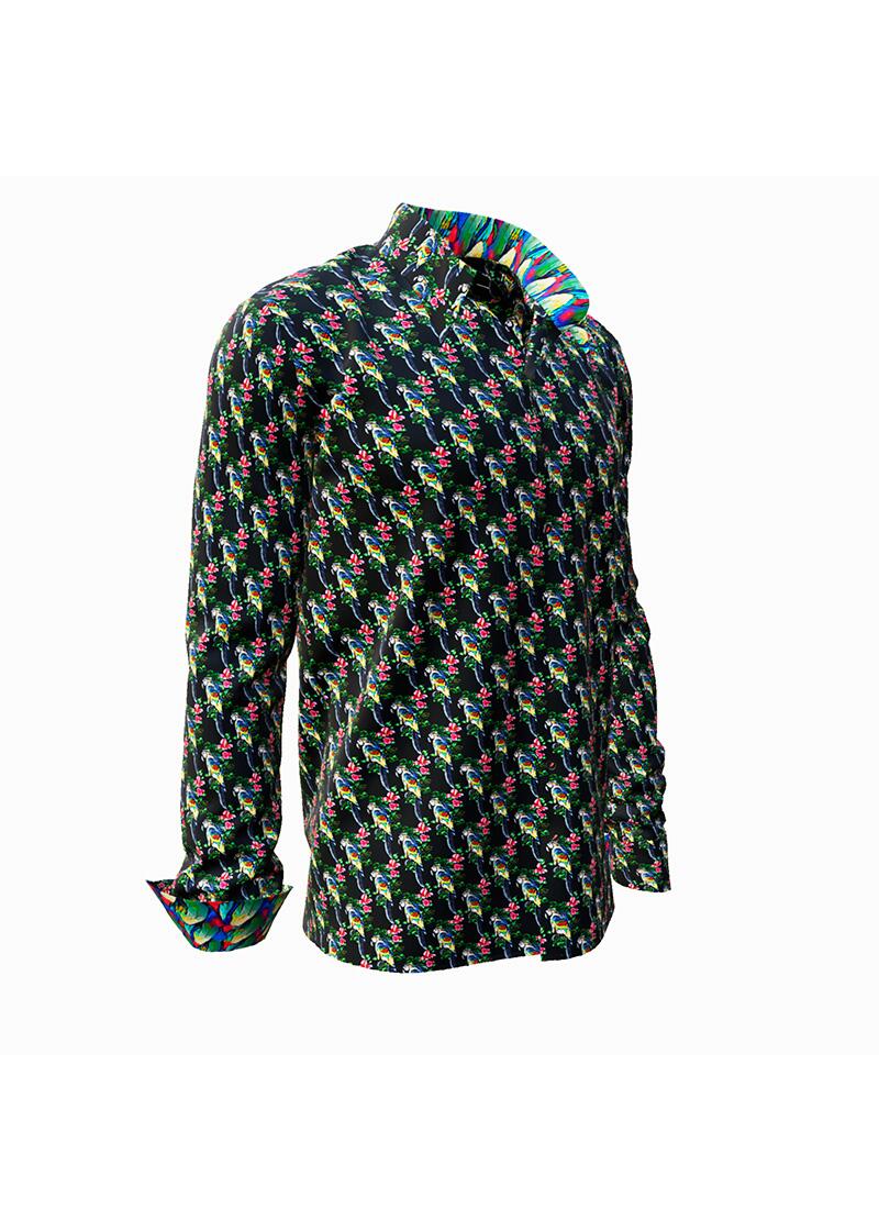 PARROT-GARDEN - Patterned Shirt - GERMENS RAP Collection