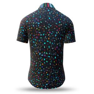 COUSTEAU - Black short sleeve shirt - GERMENS