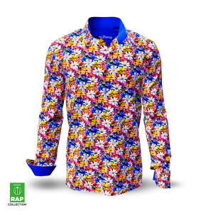 FLOWER FRENZY - Shirt Men - 100 % Cotton - GERMENS...