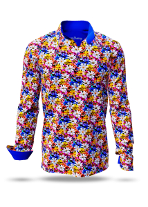 Entdecke bunte Hemden Herren FLOWER FRENZY - 100 % Baumwolle