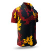 EMBER WHISKY - Black red yellow short sleeve shirt - GERMENS