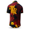 EMBER WHISKY - Black red yellow short sleeve shirt - GERMENS