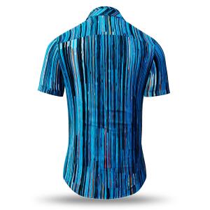 Summer button shirt WATERFALL BLUE - GERMENS