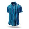 Summer button shirt WATERFALL BLUE - GERMENS