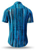Summer shirt for men WATERFALL BLUE - 100% cotton - 10 sizes from XS to 6XL - exceptional design - finest workmanship - fabrics made in Germany - limited edition and exclusive