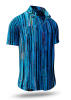 WATERFALL BLUE summer shirt - 100% cotton - GERMENS artfashion XXL