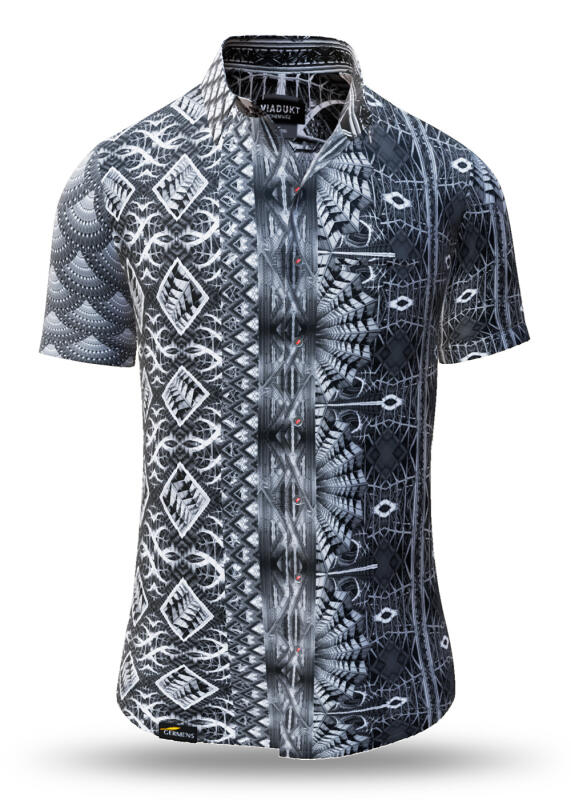 Summer shirt for men VIADUKT CHEMNITZ - 100% cotton - 10 sizes from XS to 6XL - exceptional design - finest workmanship - fabrics made in Germany - limited edition and exclusive