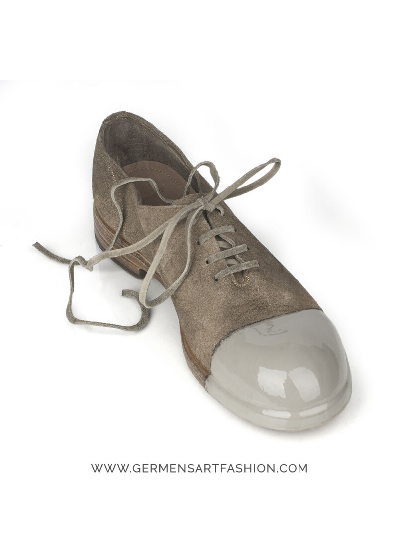 Wild Leather Mens Shoe Reverse Albinos - Elia Maurizi