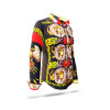 Bunte Damenbluse IMPERATOR von GERMENS aus 100 % Baumwolle Made in Germany