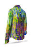 FLUORO BUNTE DAMENBLUSE Blusen Damen - 100 % Baumwolle - GERMENS artfashion