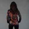 LAVA - black and orange Blouse for women by GERMENS artfashion 3XL
