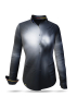 Unique blouse for women - FLYING COLORS - 100% cotton - GERMENS artfashion - Sizes XS to 3XL