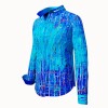 Womens Button Down Shirt BLUENET - GERMENS artfashion - 100 % Cotton - Size 3XL