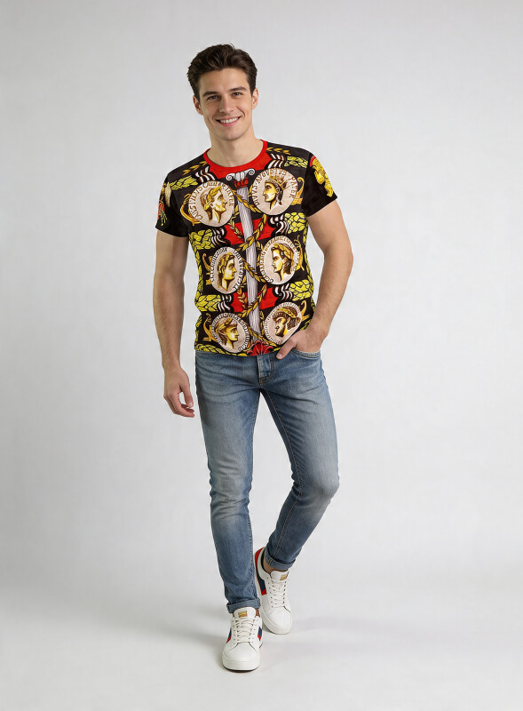 Unique T-shirts for men - IMPERATOR - 100% cotton - GERMENS artfashion - Sizes S to 5XL