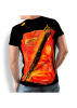 ACRYLITY - orangenes T-Shirt für Männer von GERMENS artfashion XXL