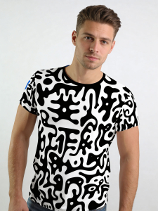 ausgefallene T-Shirts für Männer - JUPPI - 100% Baumwolle - 8 Größen - 100 % Baumwolle - GERMENS artfashion - Größen S bis 5XL