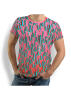 ausgefallene T-Shirts für Männer - STALACNITE RED – 100 % BW - 100 % Baumwolle - GERMENS artfashion - Größen S bis 5XL