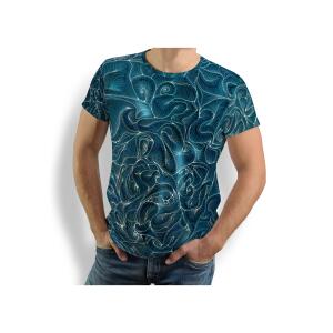 blue mens CONCHIFERA OCEAN T-shirt