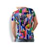 buntes T-Shirt Herren CITY OF FANTASY - GERMENS - 100 % Baumwolle