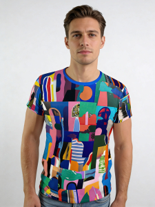 ausgefallene T-Shirts für Männer - CITY OF FANTASY - GERMENS - 100 % Baumwolle - 100 % Baumwolle - GERMENS artfashion - Größen S bis 5XL