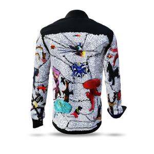 men´s long sleeve casual shirts TIERGESCHICHTEN -...