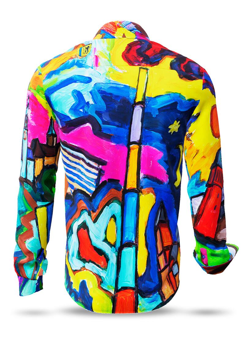 WELCOME CHEMNITZ 2025 - Colourful long-sleeved shirt made...