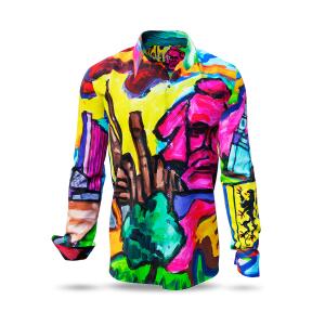 WELCOME CHEMNITZ 2025 - Colourful long-sleeved shirt made...