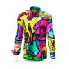 WELCOME CHEMNITZ 2025 - Colourful long-sleeved shirt made of cotton - GERMENS