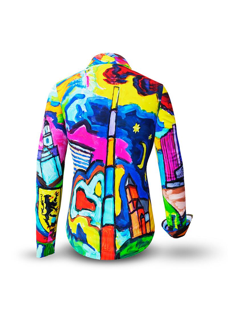 WELCOME CHEMNITZ 2025 - Bunte Bluse aus Baumwolle - GERMENS