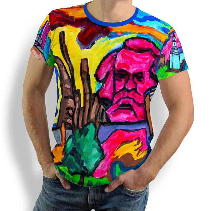 Unique T-shirts for men - WELCOME CHEMNITZ 2025 - 100% cotton - GERMENS artfashion - Sizes S to 5XL