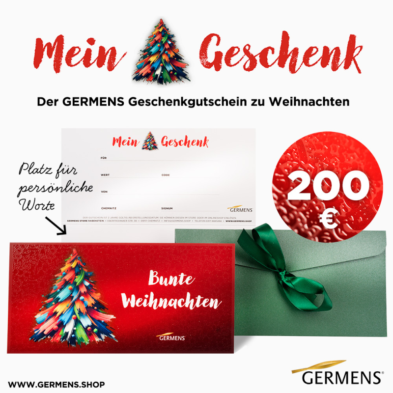 GERMENS Gutscheine für Männer 200 Euro