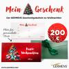 Edle Geschenkkarte GERMENS Gutschein 200€ zu Weihnachten