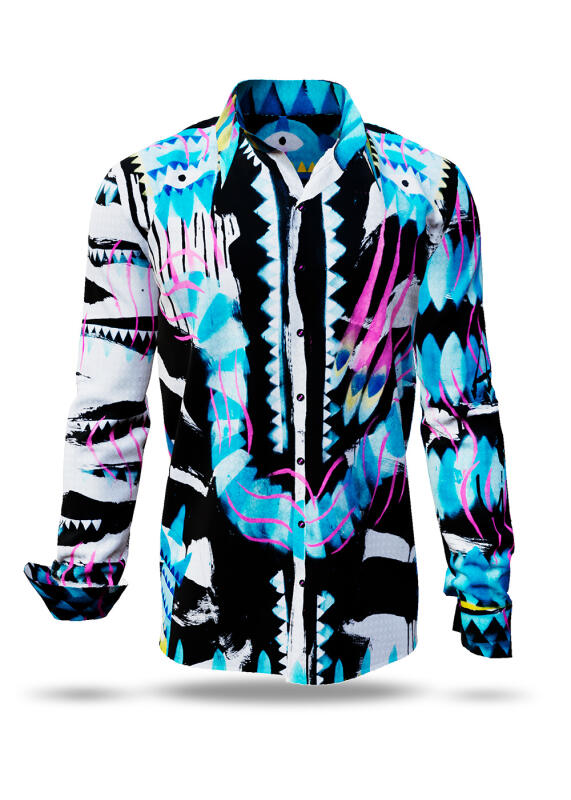 Entdecke bunte Hemden Herren MUHAT COUTURE - 100% Baumwolle