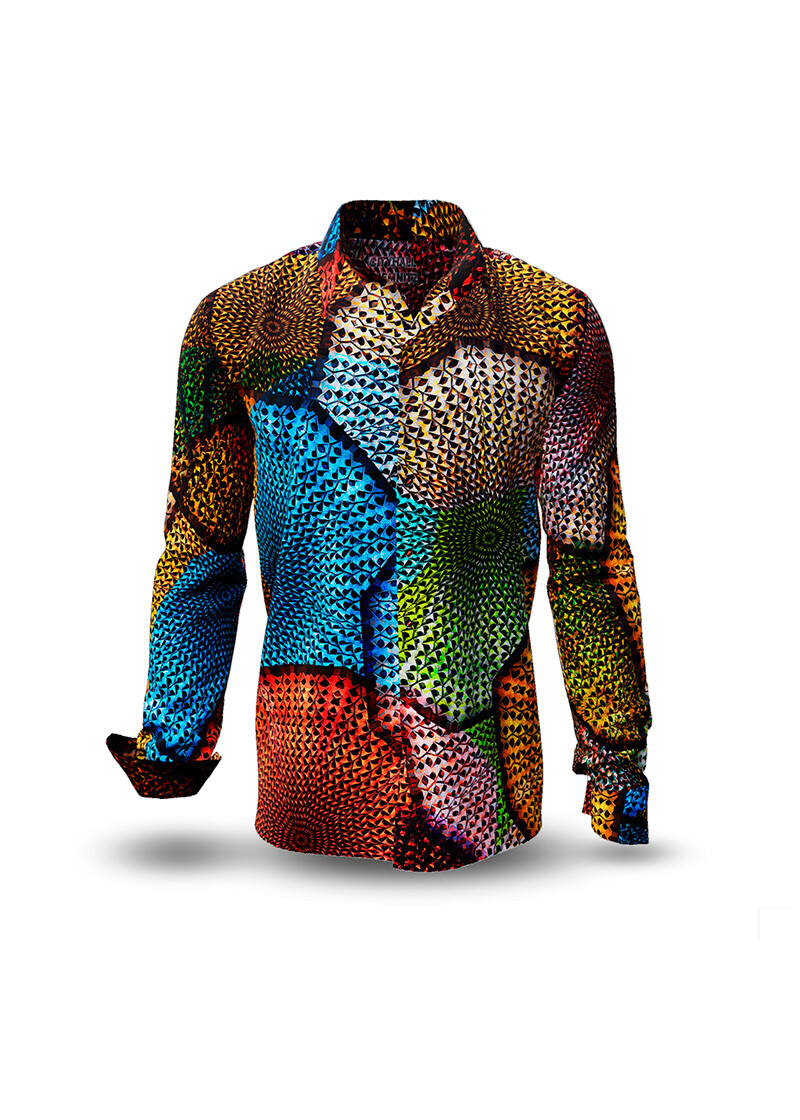 Discover Button Up Shirt CITYHALL CHEMNITZ - 100 % co