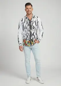 Discover colorful button up shirts for men BEOWULF - 100%...