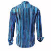 WATERFALL - Blue striped shirt  - GERMENS