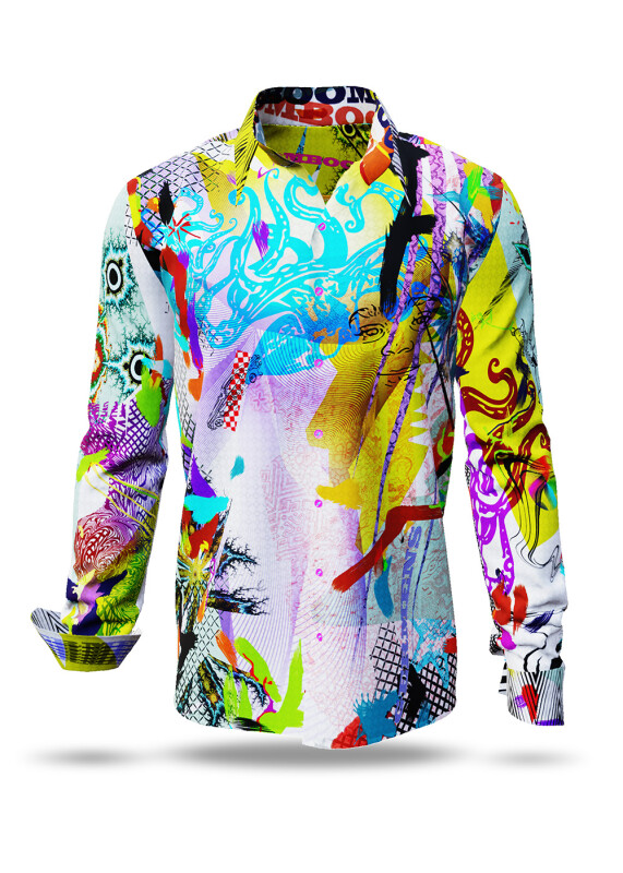 Discover colorful shirts for men BOOM BOOM BOOM - 100% cotton