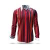 men´s long sleeve casual shirts ALPHA CENTAURI RED - GERMENS
