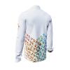 NAYARA - White shirt with coloured pattern - GERMENS