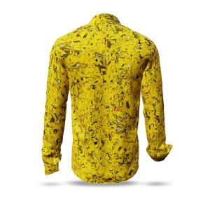 Button Up Shirt GRAVUR YELLOW from GERMENS